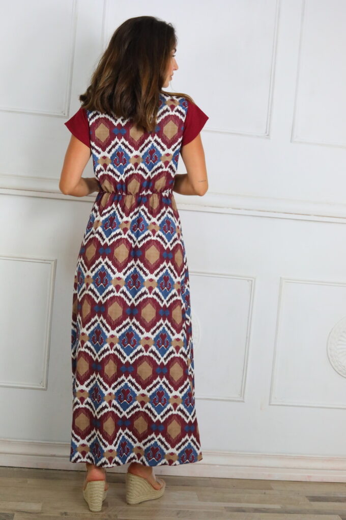 Vestido Estampado Descubierto