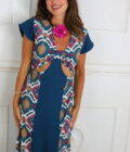 Vestido Estampado Descubierto - Imagen 18