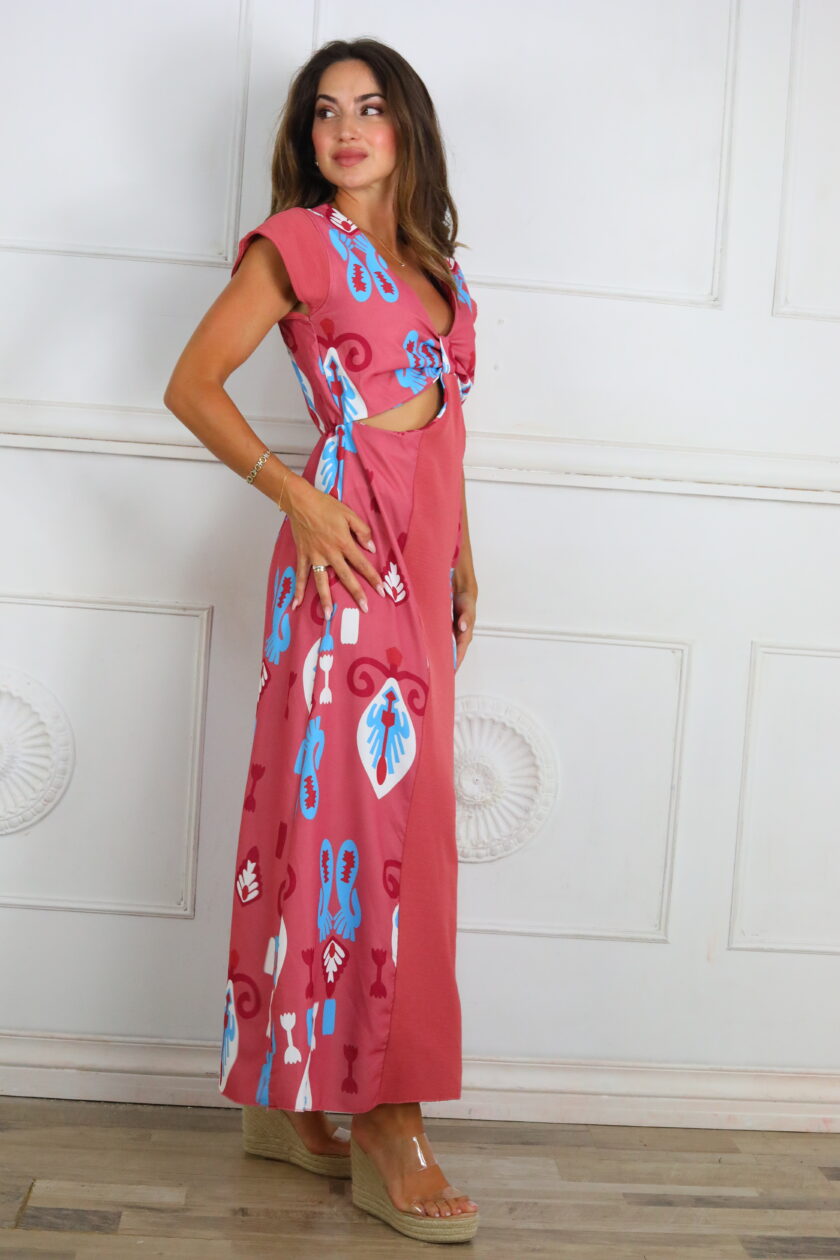 Vestido Estampado Descubierto - Imagen 20