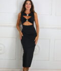 Vestido Licra Broches