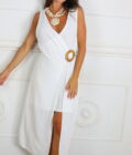 Vestido Hebilla Madera
