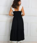 Vestido Largo Bicolor - Imagen 4