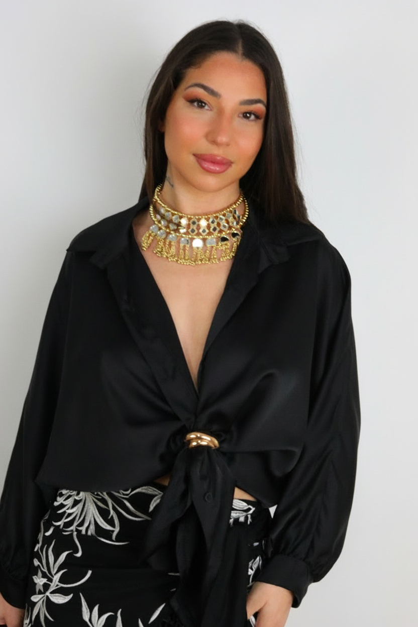 Camisa Raso Broche - Imagen 3