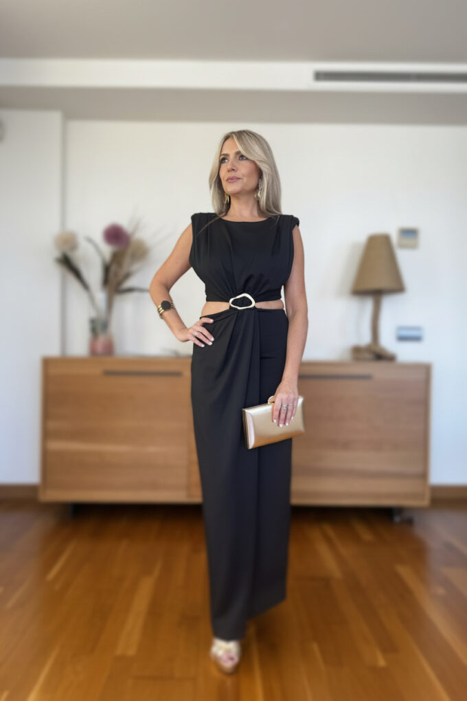 Vestido Licra Hebilla