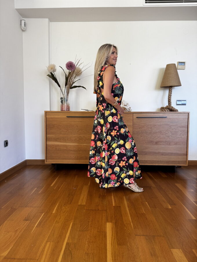 Vestido Largo Fruits