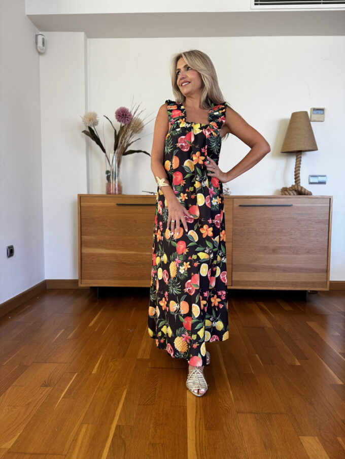 Vestido Largo Fruits