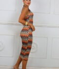 Vestido Canalé Cascos Estampado - Imagen 3