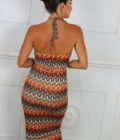 Vestido Canalé Cascos Estampado - Imagen 4