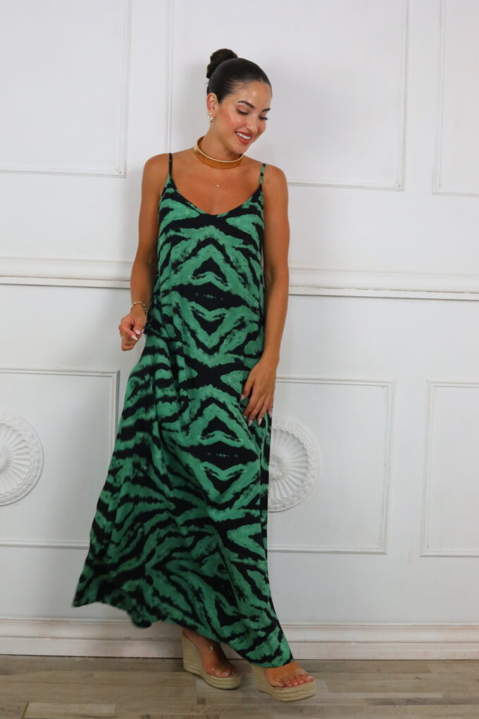 Vestido Largo Estampado
