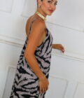 Vestido Largo Estampado - Imagen 16