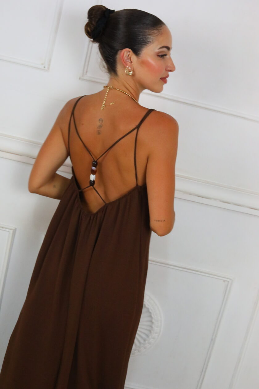 Vestido Cordón Piedras