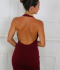 Vestido Corto Asimétrico Hebilla - Imagen 5