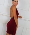 Vestido Corto Asimétrico Hebilla - Imagen 2