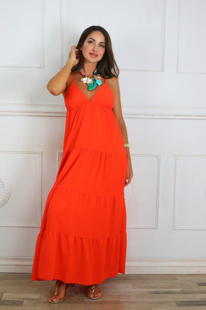 Vestido Largo Tirantas