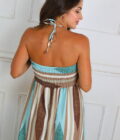 Vestido Fruncido Estampado - Imagen 12