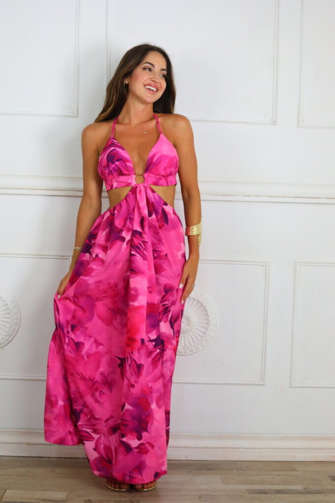 Vestido Estampado Omega