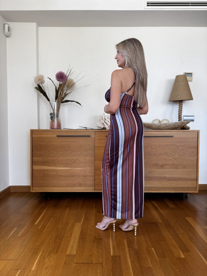 Vestido Licra Botones