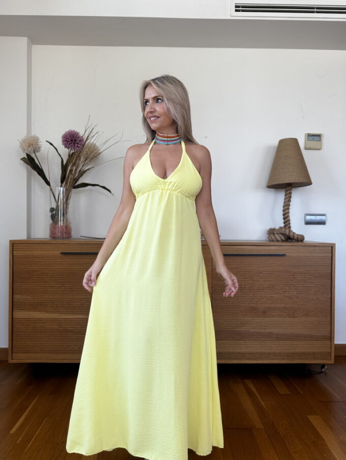 Vestido Pañuelo Liso