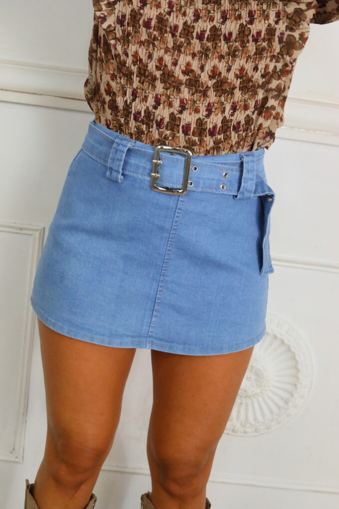 Minifalda Vaquera Cinturón