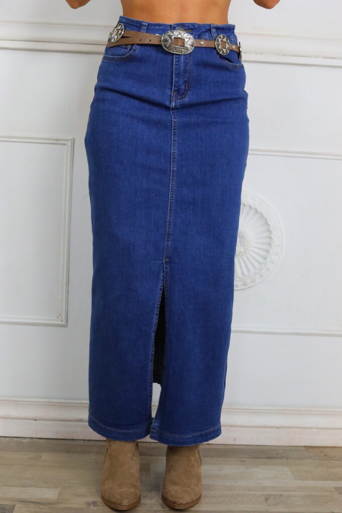 Falda Vaquera Larga