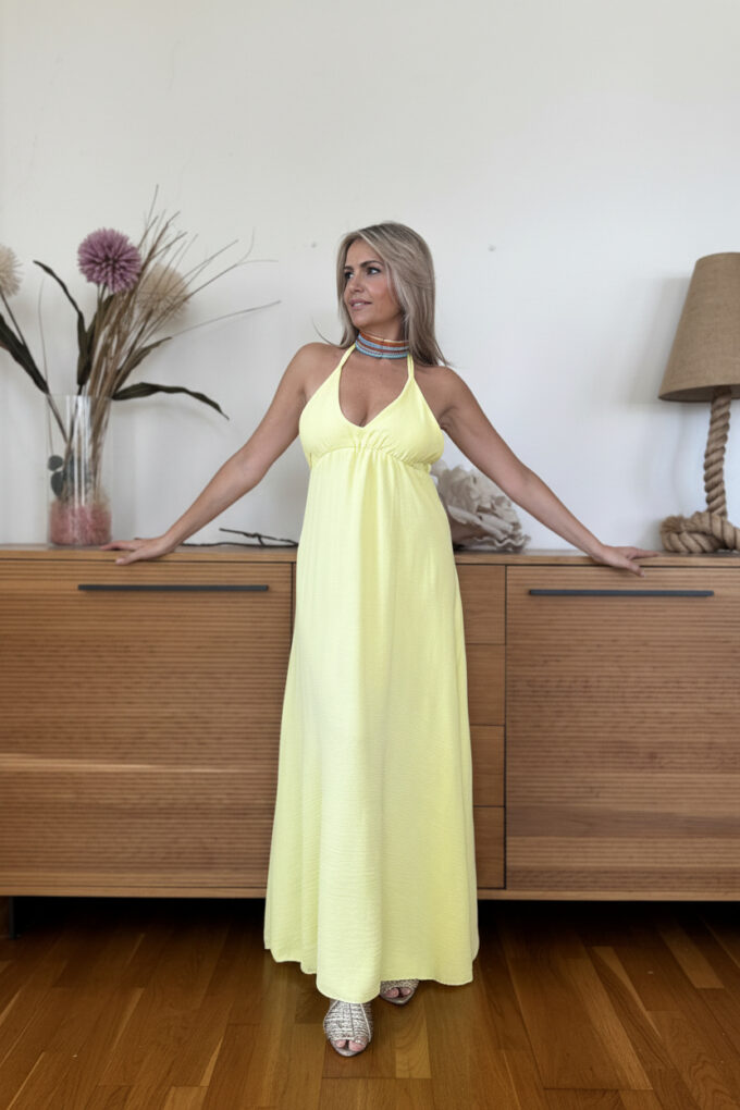 Vestido Pañuelo Liso