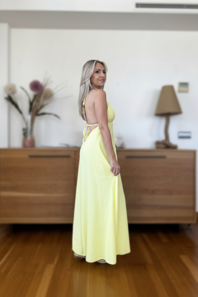 Vestido Pañuelo Liso