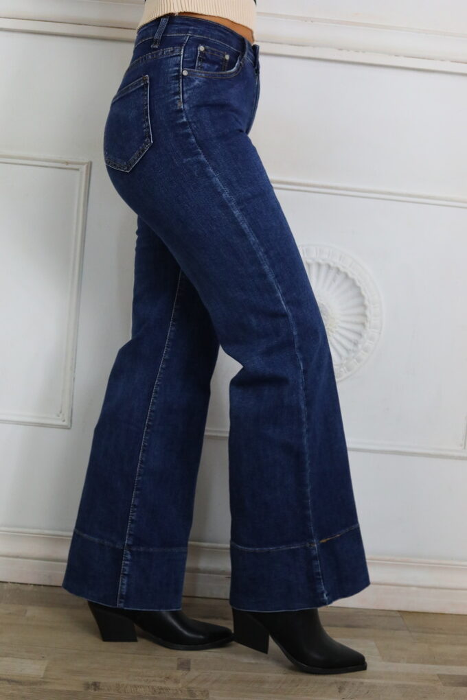 Vaquero Dobladillo Ancho