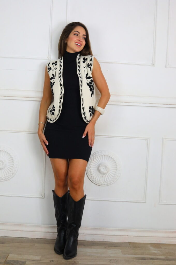 Vestido Punto Acanalado