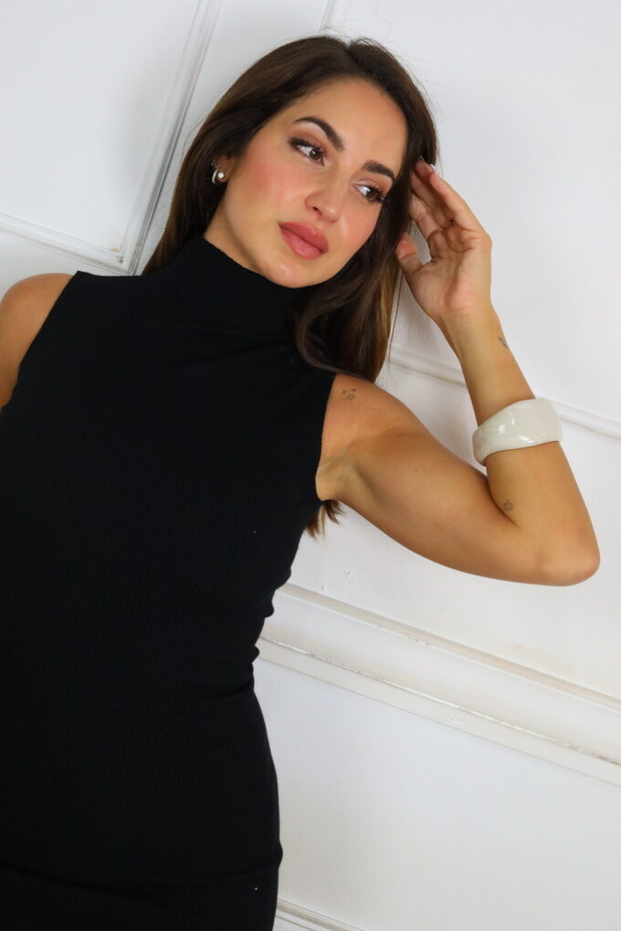 Vestido Punto Acanalado