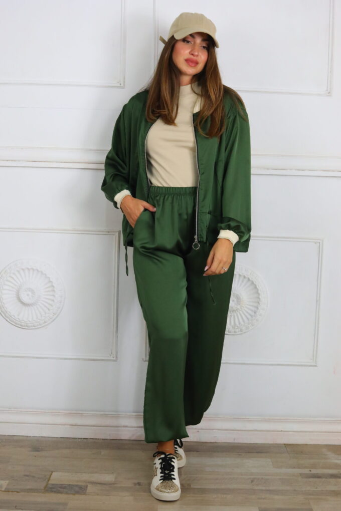 Bomber Satén Patente