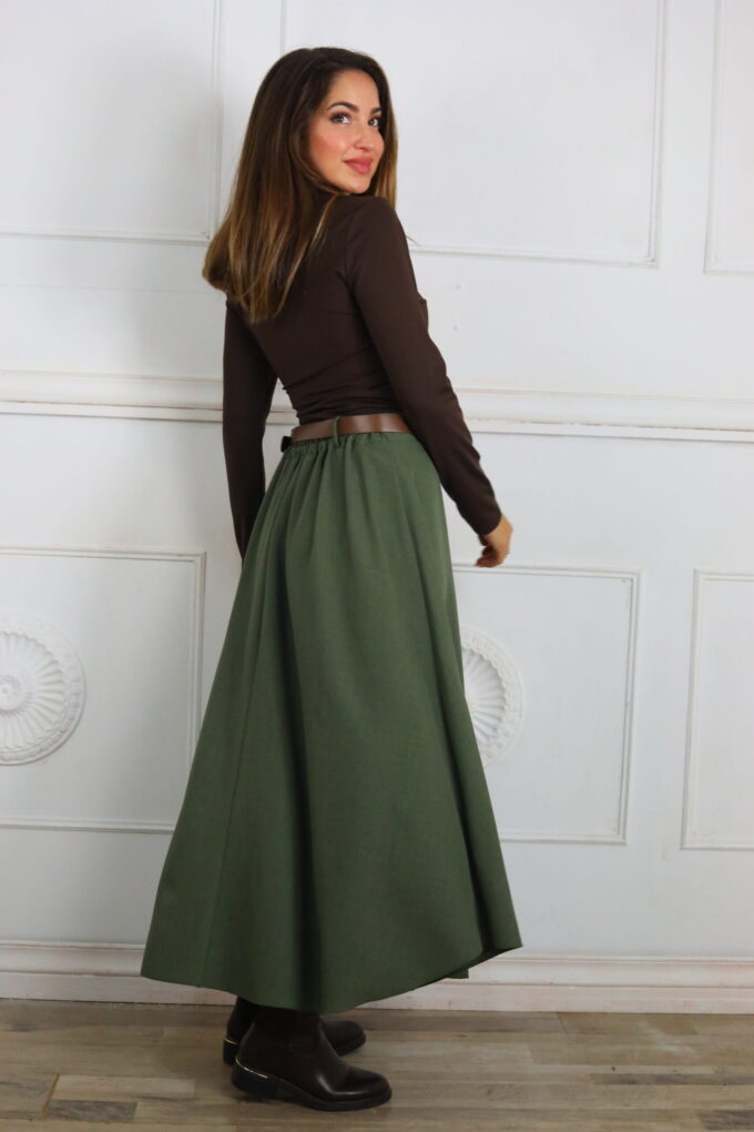 Falda Larga Cinturón