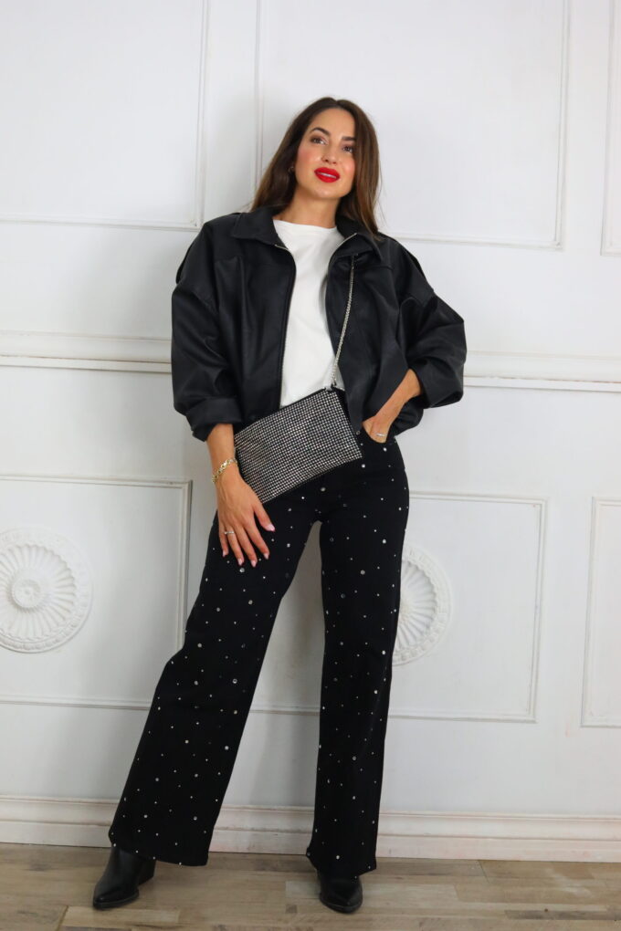 Vaquero Wide Leg Brillos