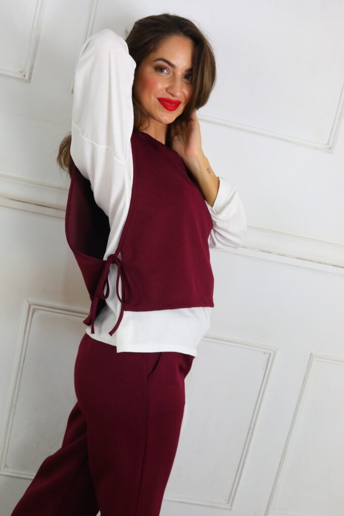 Camiseta Chaleco Superpuesto