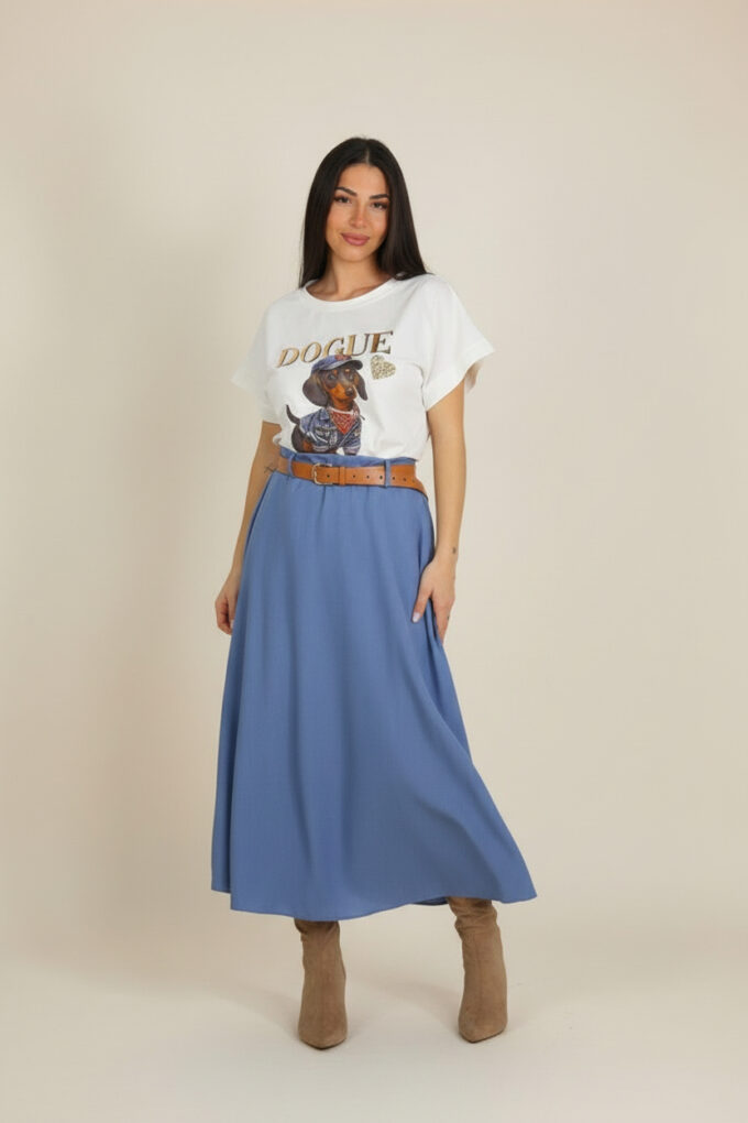 Falda Larga Cinturón
