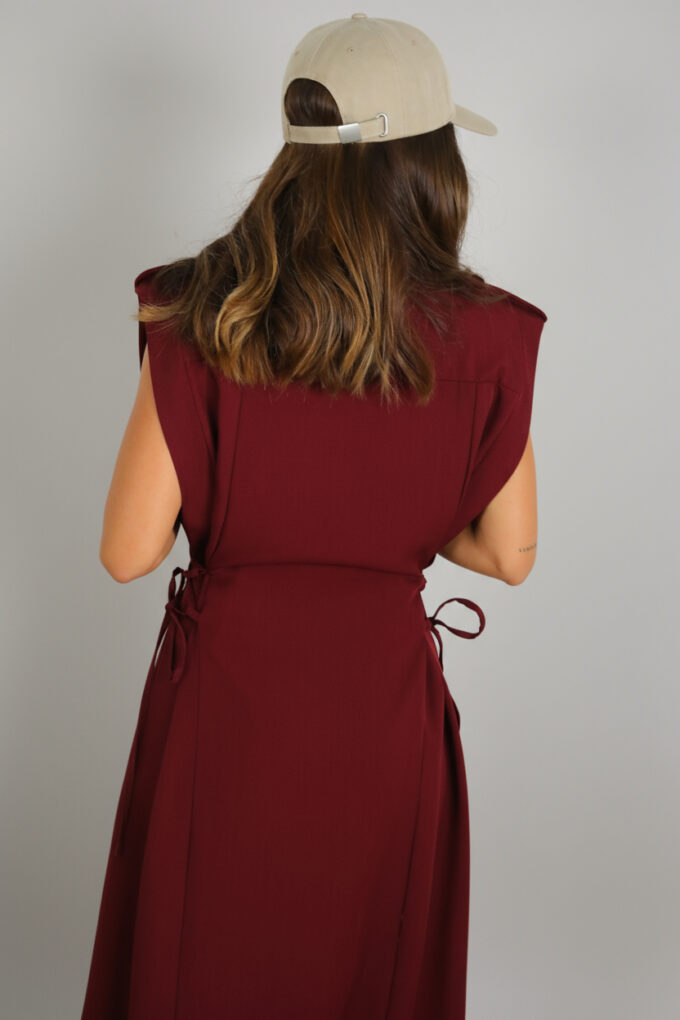 Vestido Camisero Cordones