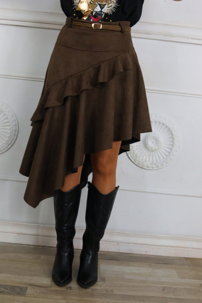 Falda Antelina Volantes