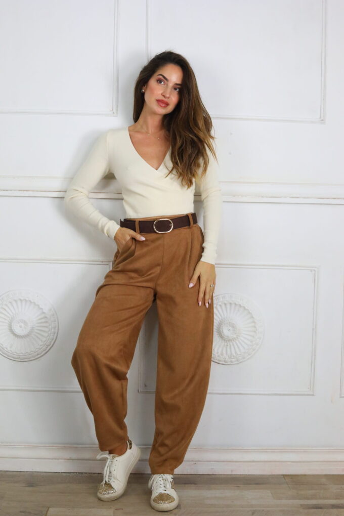 Pantalon Antelina Cinturón