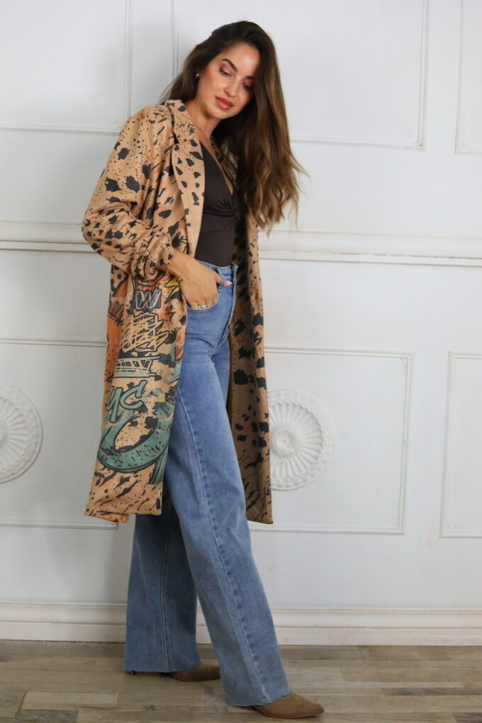 Chaqueta Antelina Cómic