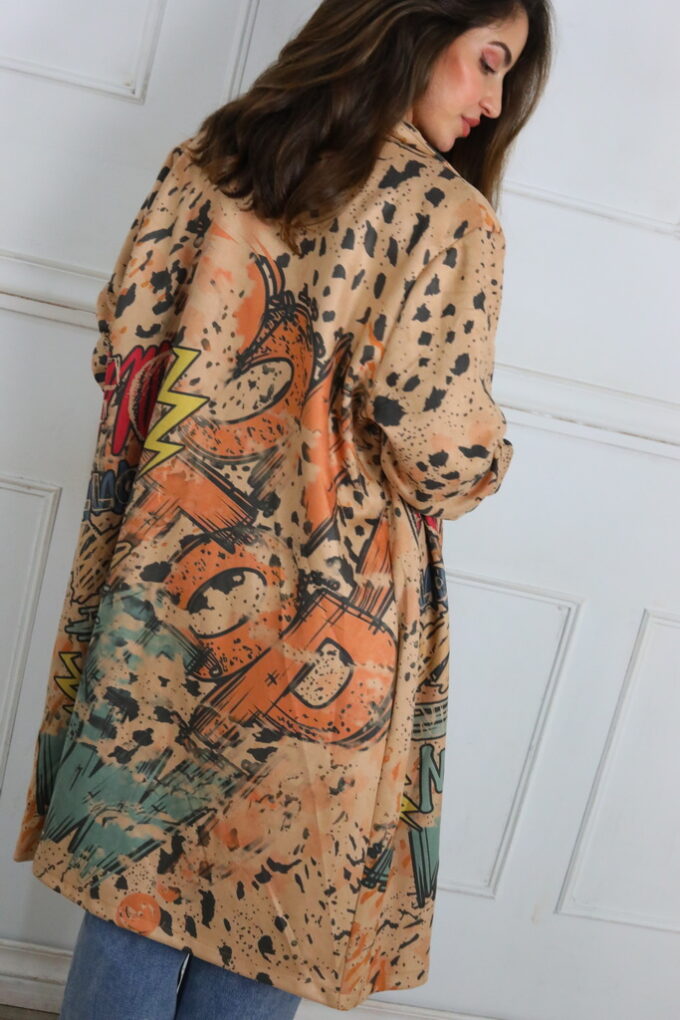 Chaqueta Antelina Cómic