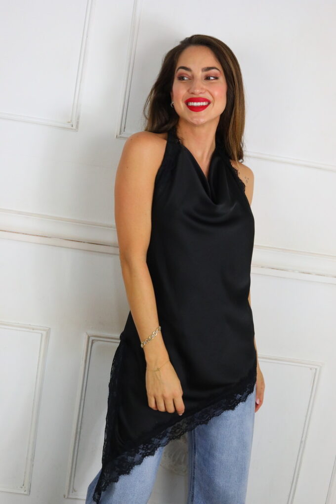 Lencera Asimétrica Encaje