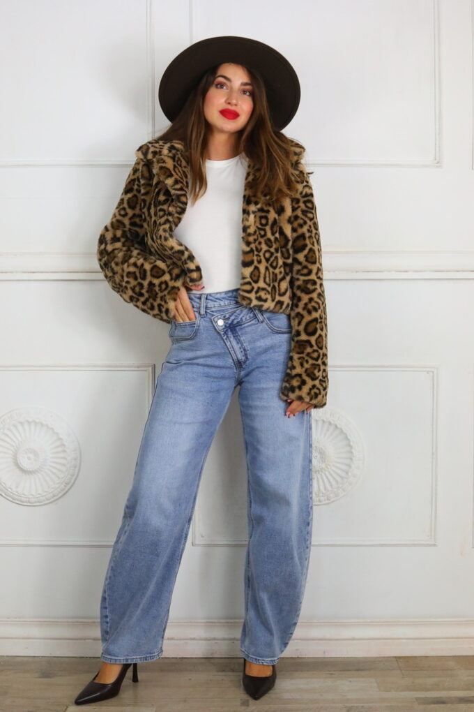 Chaqueta Pelos Print