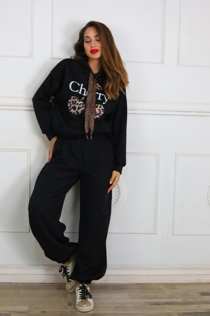 Sudadera Estampado Cerezas