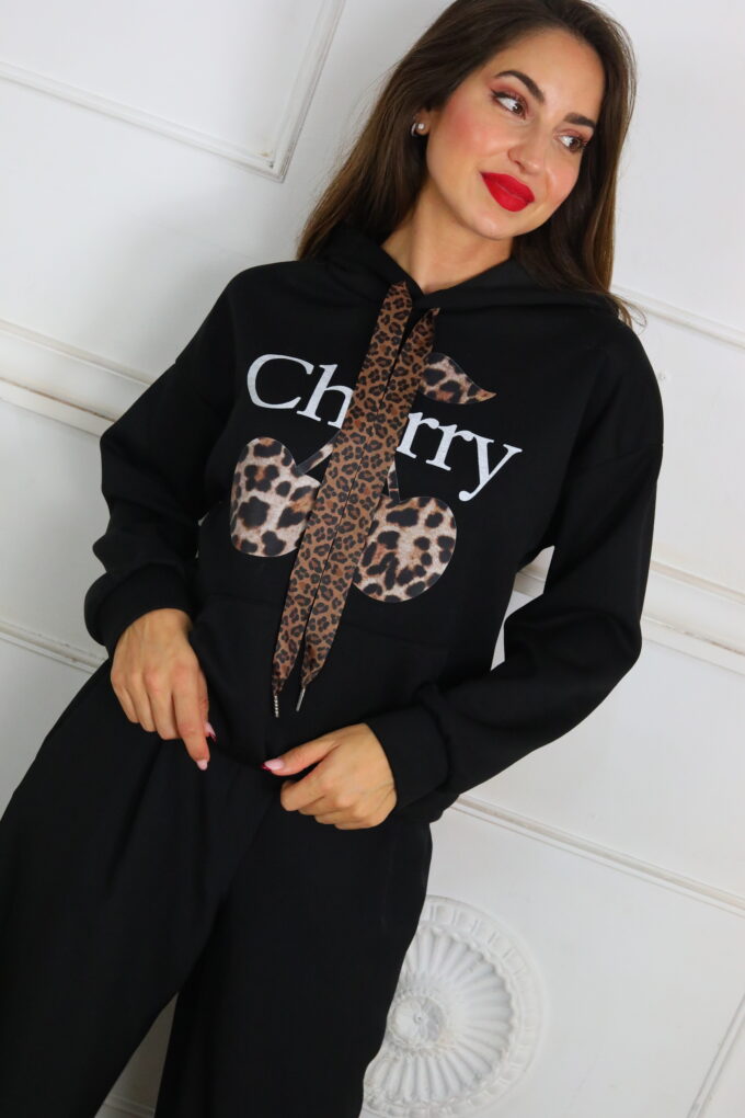 Sudadera Estampado Cerezas