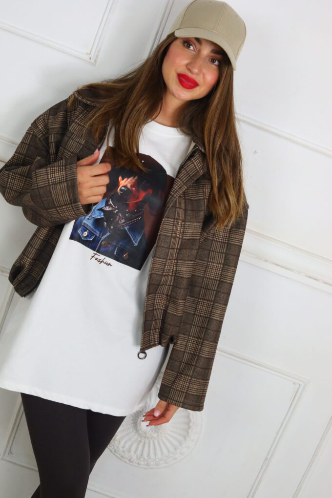 Cazadora Paño Cuadros