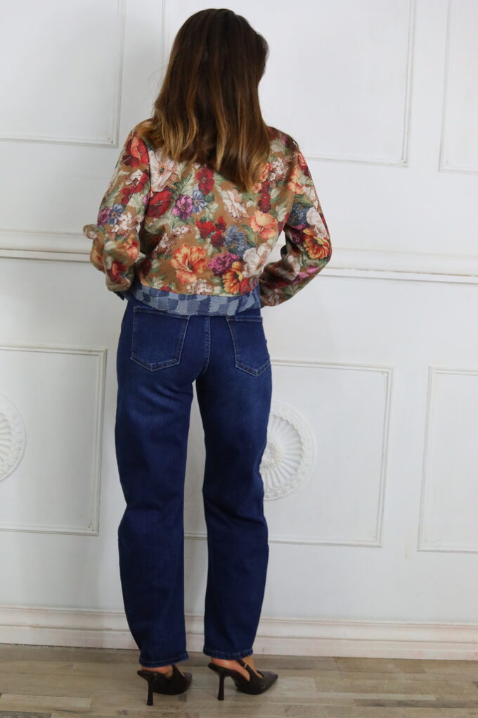 Chaqueta Antelina Estampada