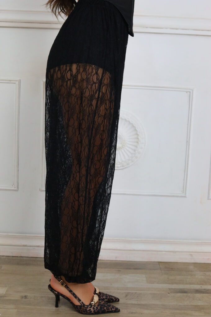 Pantalon Balloon Encaje