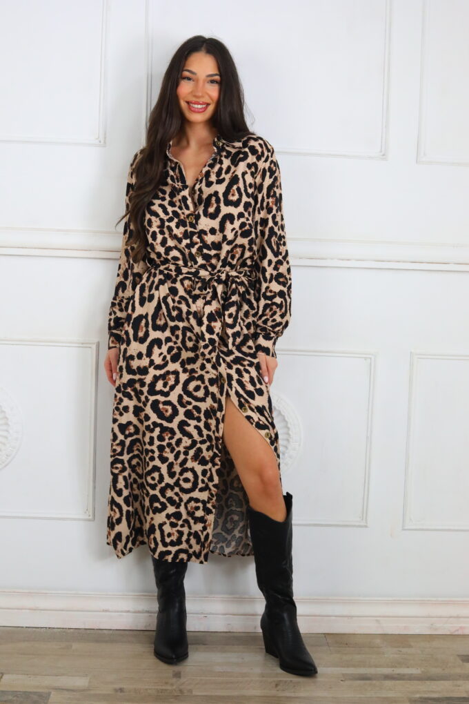 Vestido Camisero print