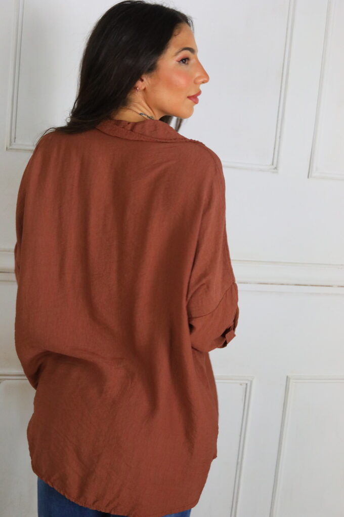 Camisa Oversize Broches