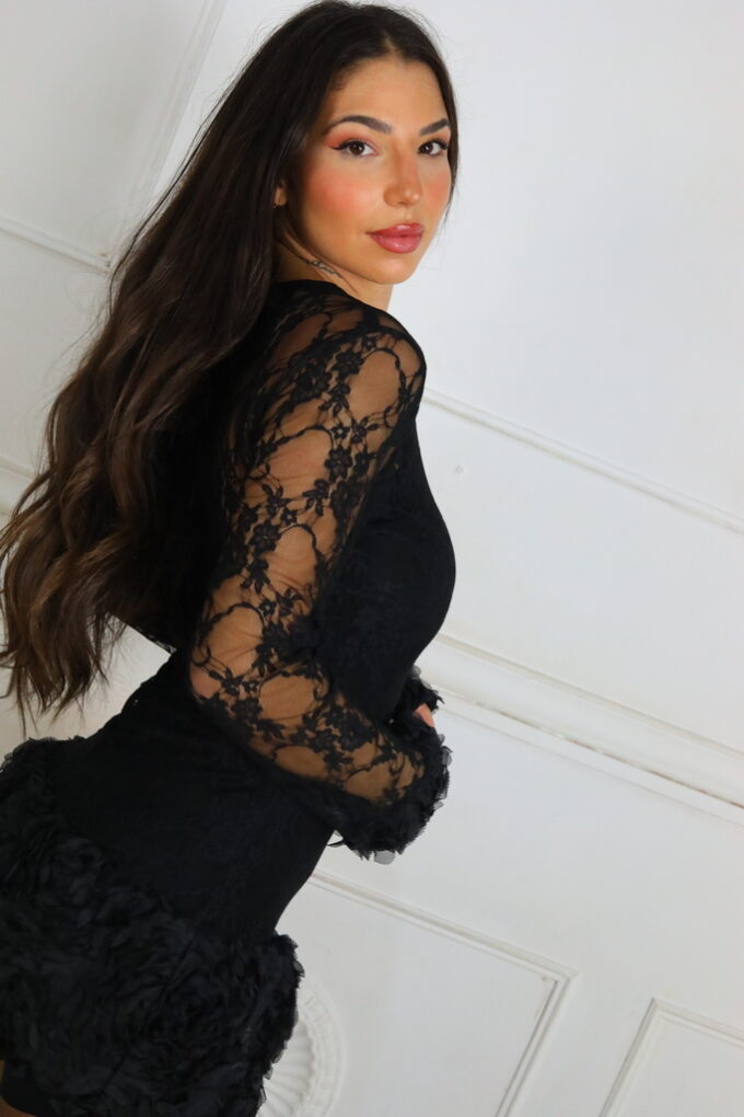 Mono Encaje Pétalos