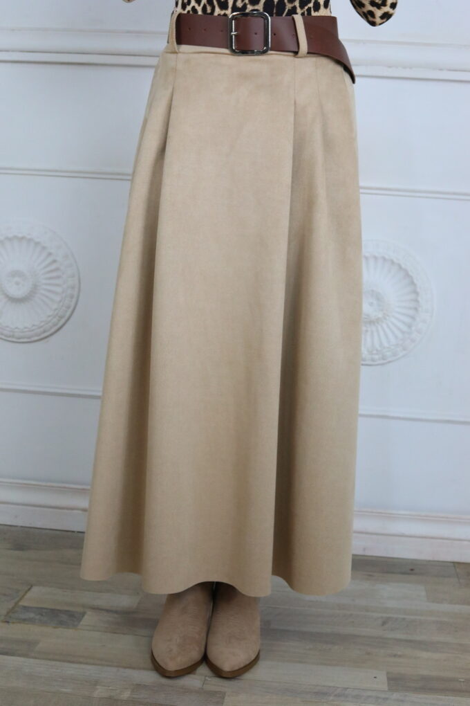 Falda Antelina Cinturón